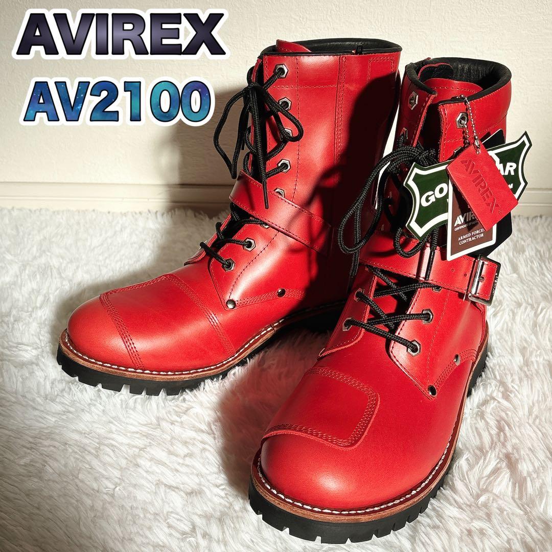 ✨未使用級✨ アヴィレックス AV2100 YAMATO レザーブーツ レッド