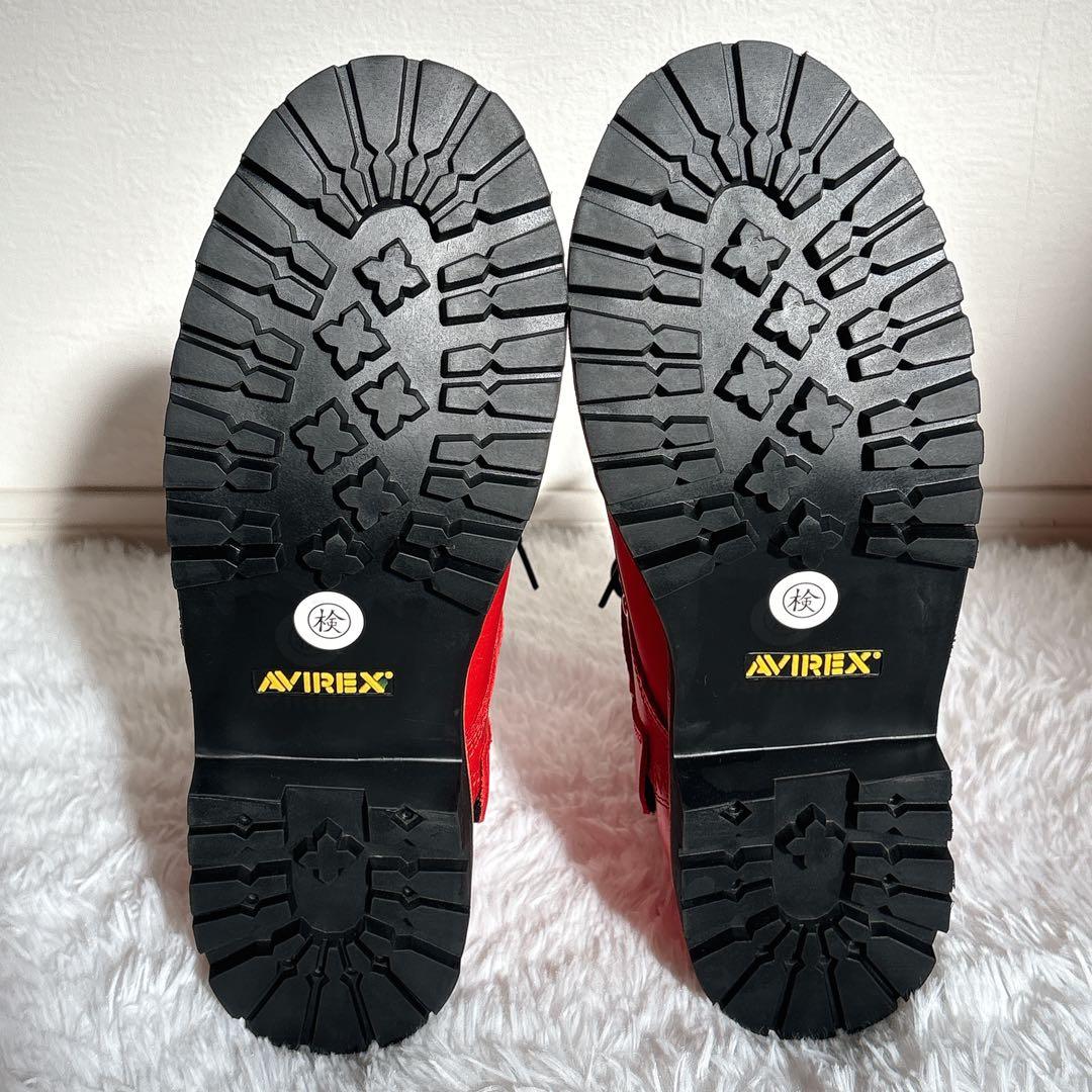 ✨未使用級✨ アヴィレックス AV2100 YAMATO レザーブーツ レッド