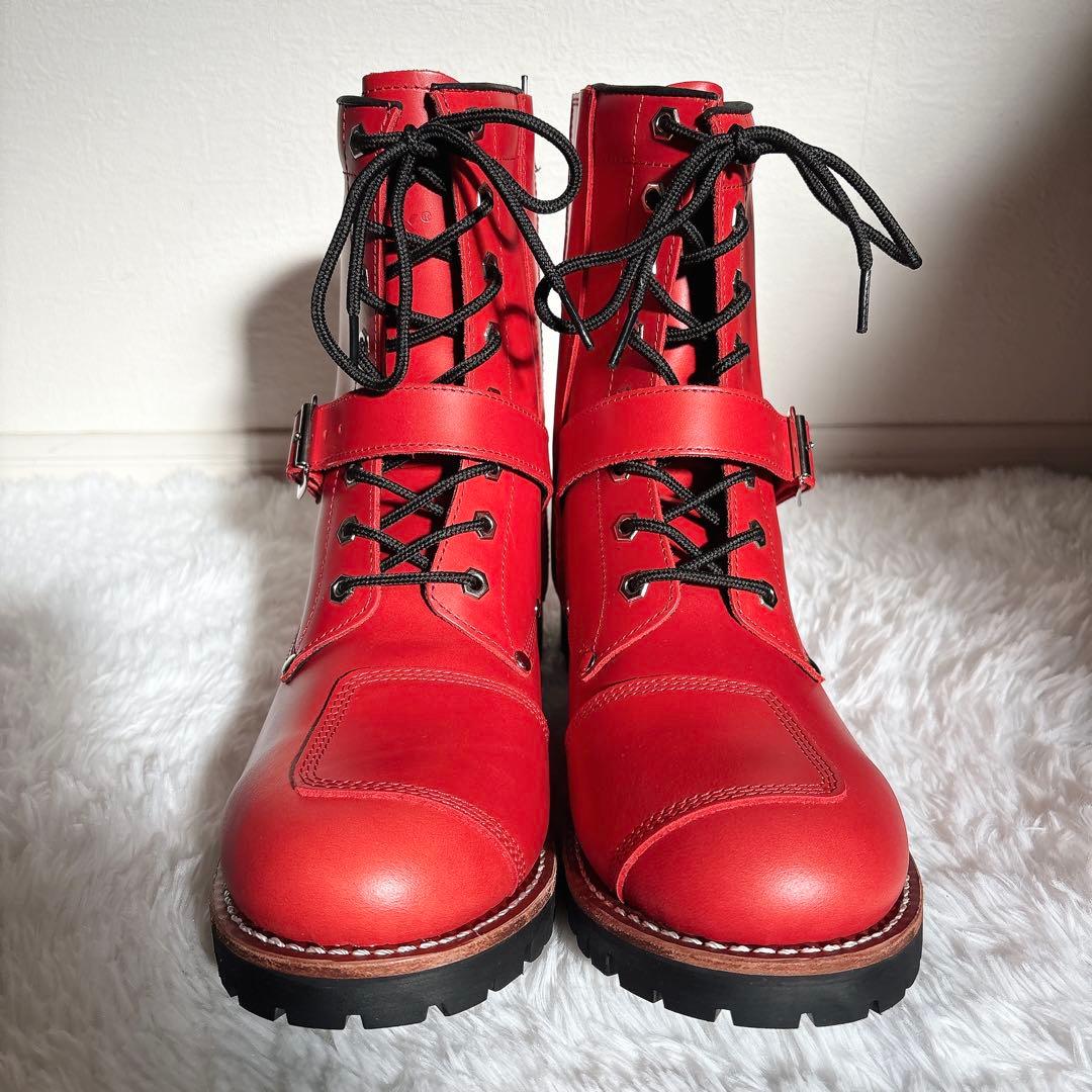 ✨未使用級✨ アヴィレックス AV2100 YAMATO レザーブーツ レッド