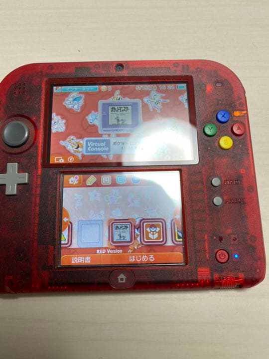 【hana】任天堂 2DS 赤 ポケットモンスター
