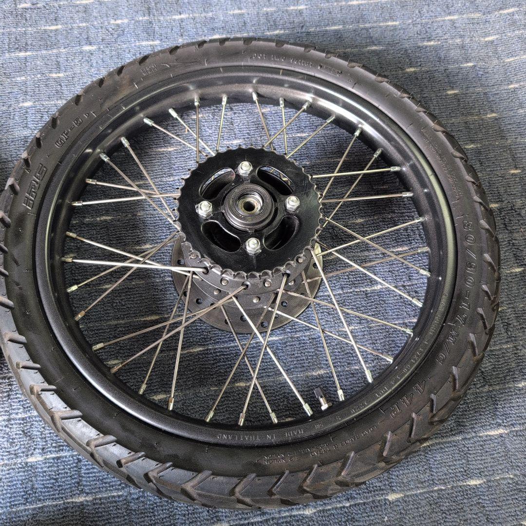 CT125 ハンターカブ　スポークホイールセット　デイスク、スプロケ付