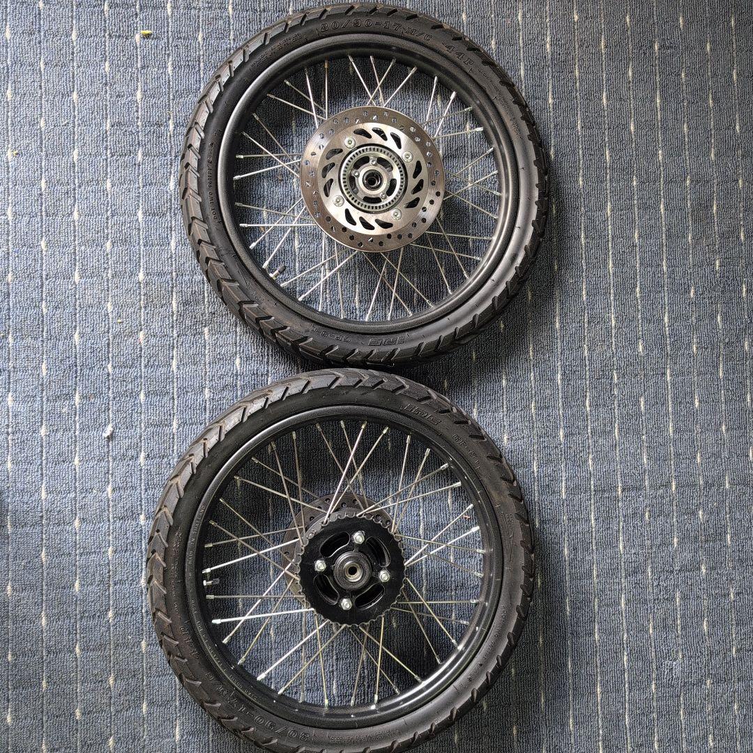 CT125 ハンターカブ　スポークホイールセット　デイスク、スプロケ付