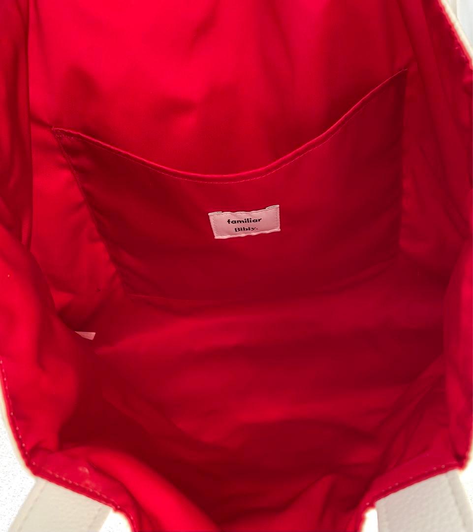 Bibiy. × familiar トートバッグ ホワイト