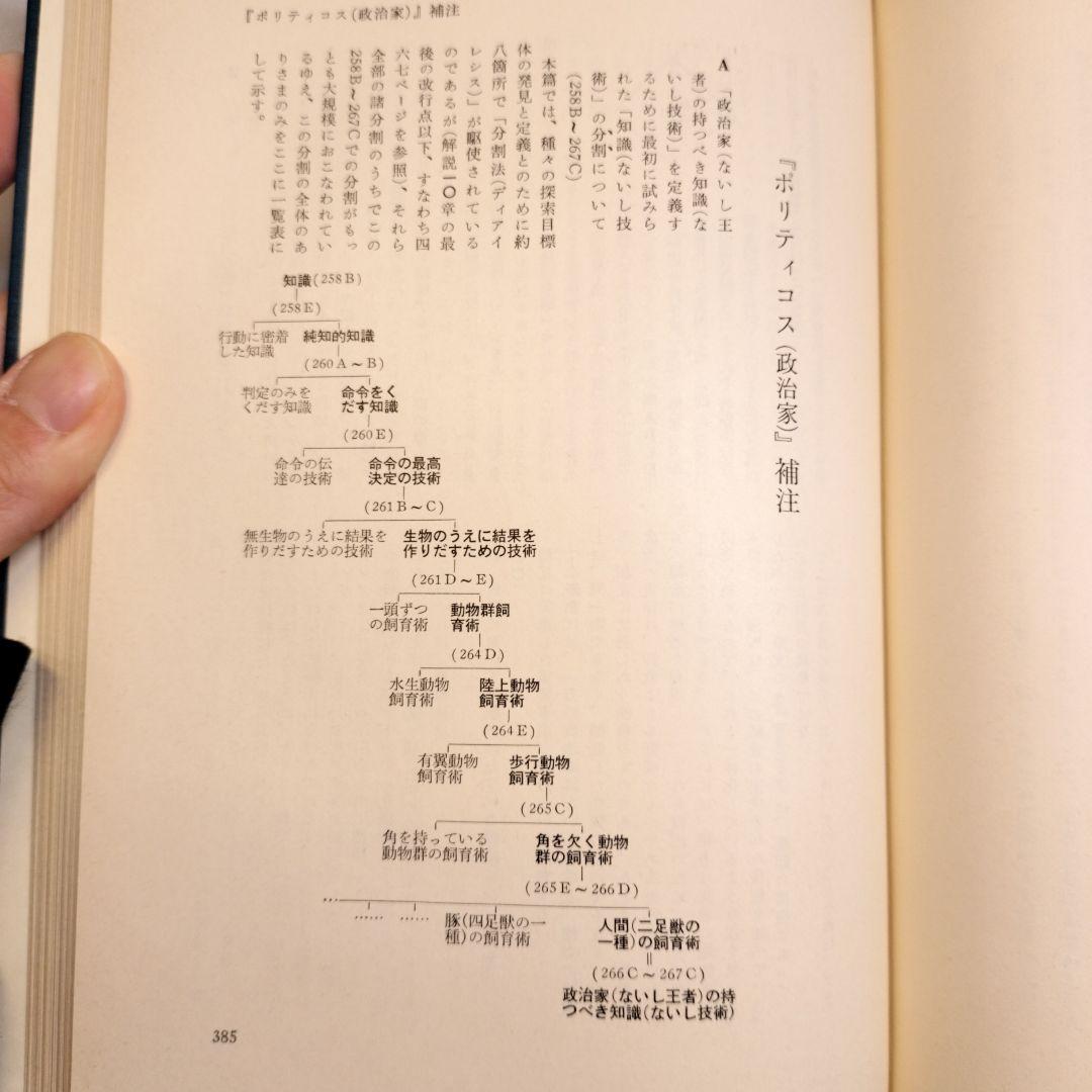 プラトン全集3 ソピステス ポリティコス 岩波書店