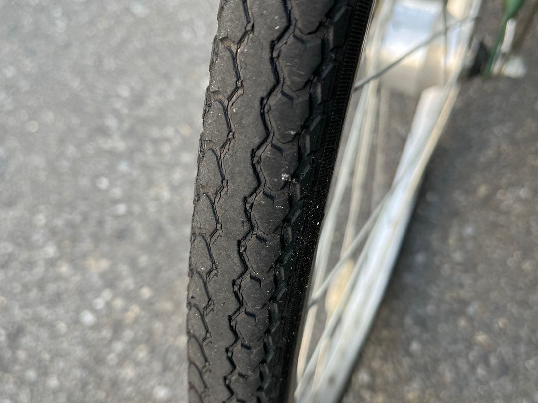 じ*こ様 中古ブリヂストンLEDオートライト自転車26インチ★グリーン※配達地域