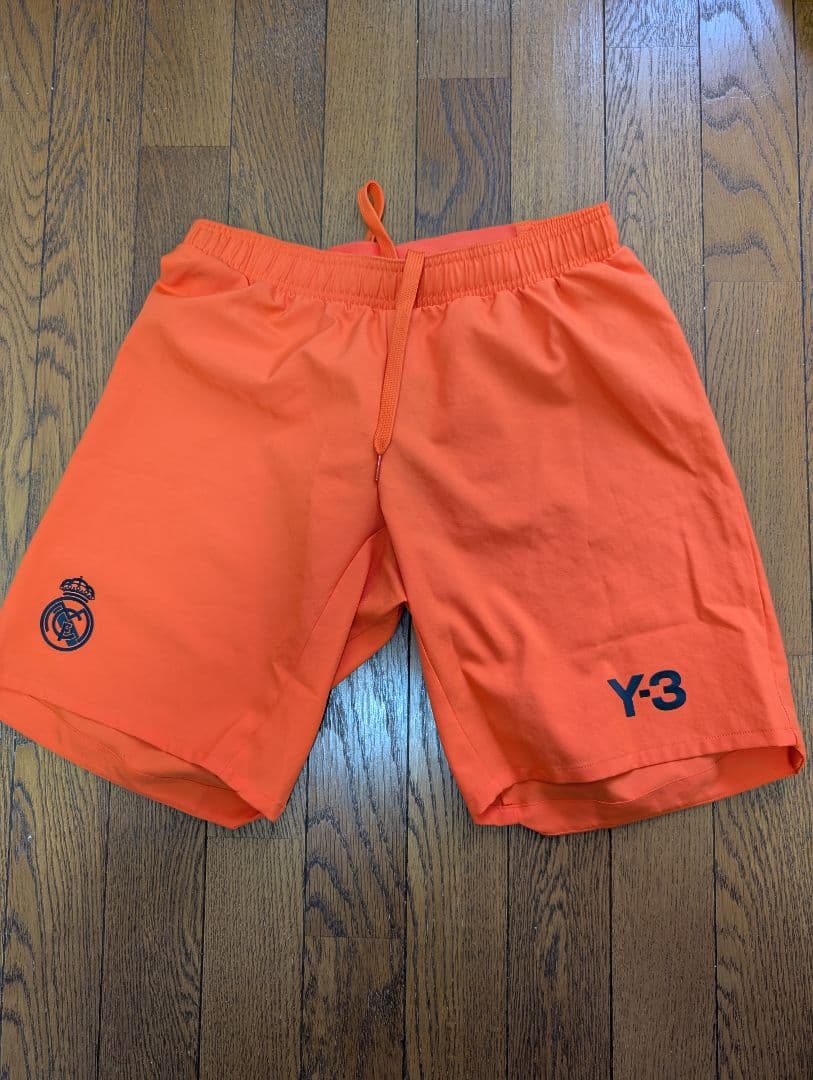 希少！　Y-3 レアル・マドリード ハーフパンツ オレンジ　 Mサイズ