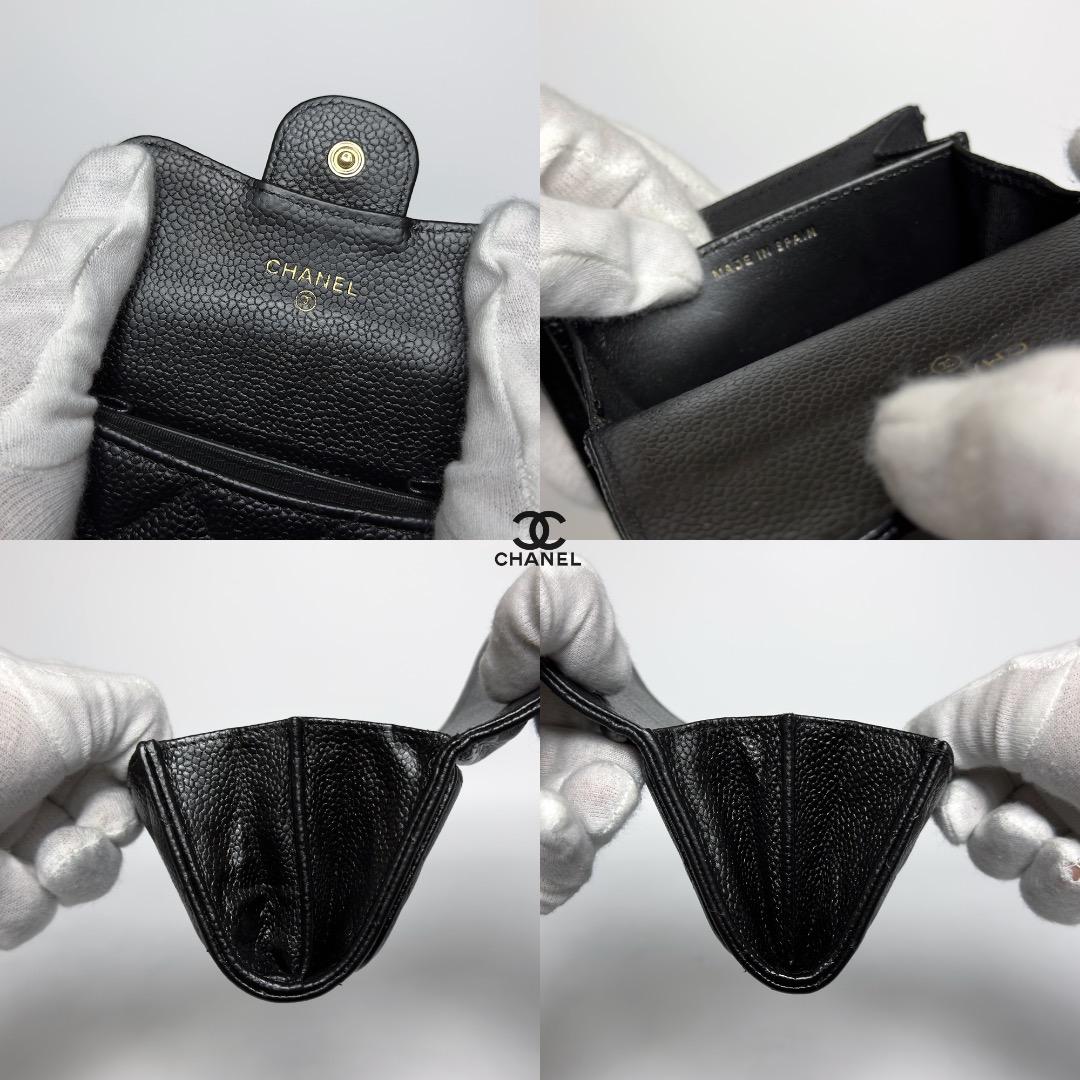 正規品　シャネル　マトラッセ　ゴールド金具　フラップパース　カードケース