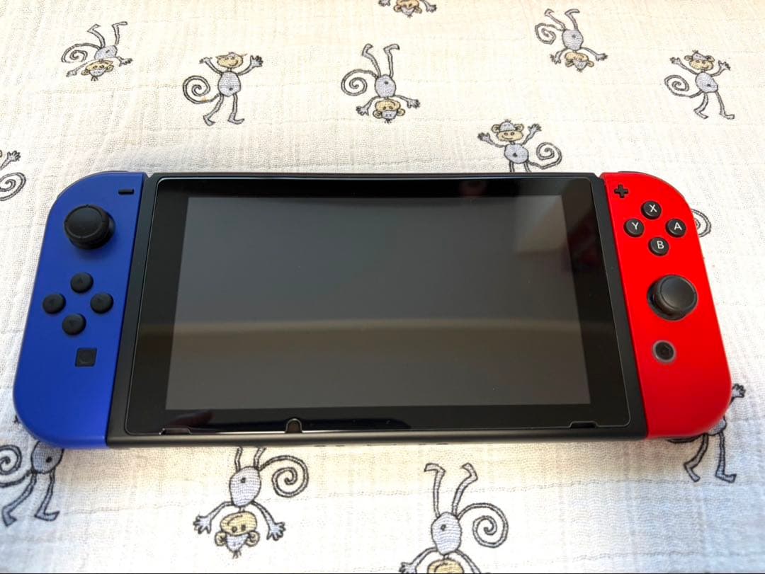 ニンテンドースイッチ 本体 ブルー/レッド microSDカード付