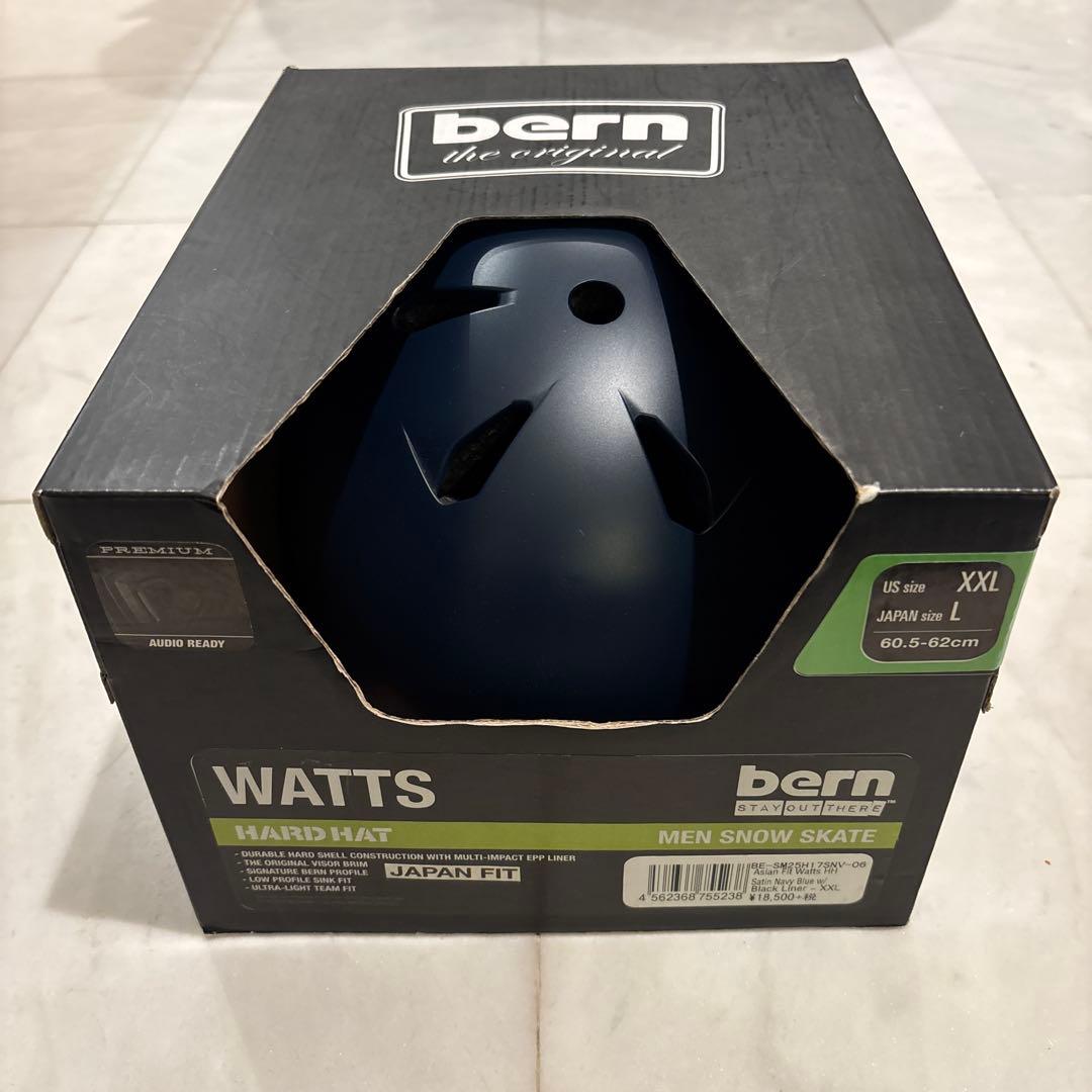 値下げ新品未使用品！bern WATTS PREMIUM AUDIO READY