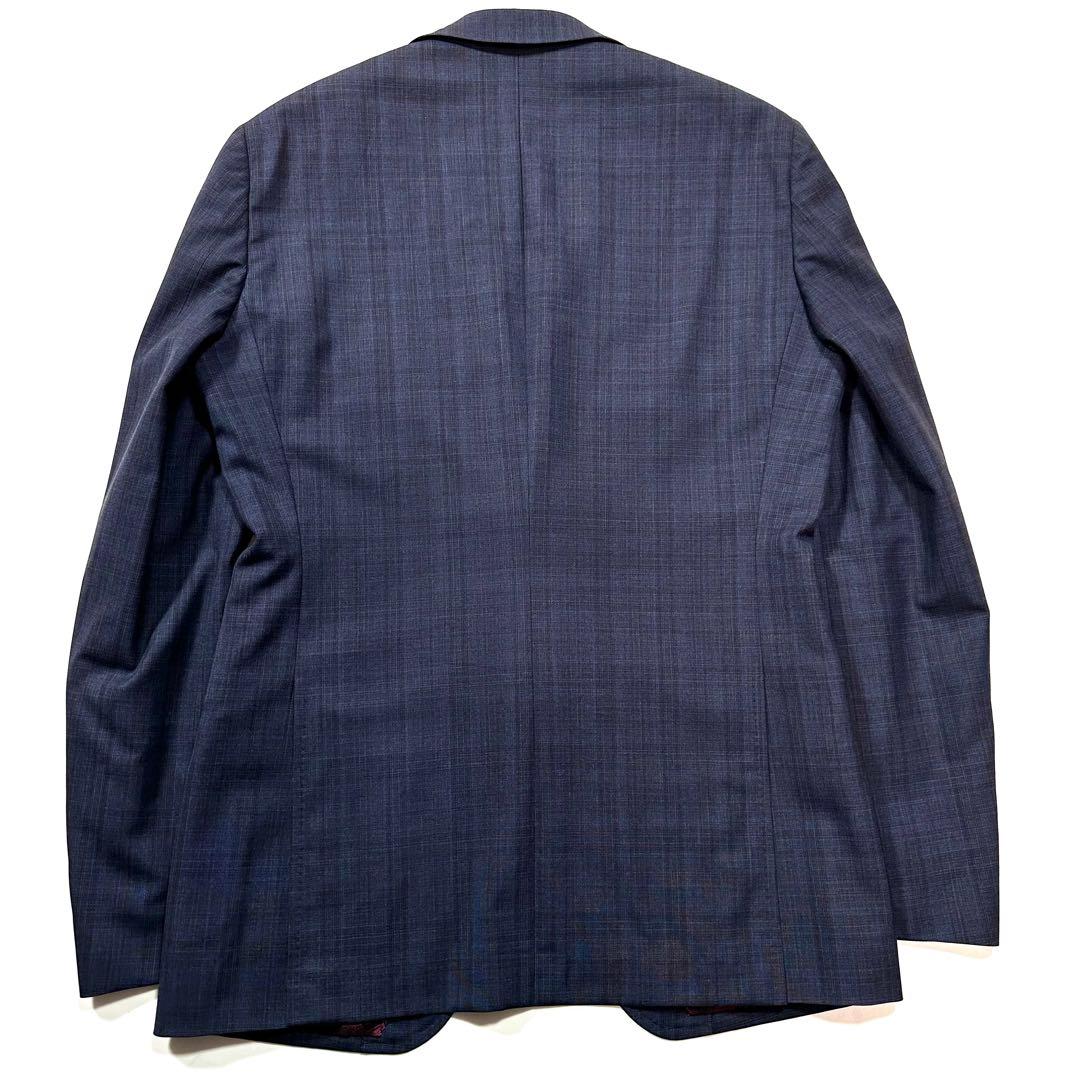 極美品 L相当◎ONLY スリーピーススーツ REDA 裏地総柄 ボルドー 紺