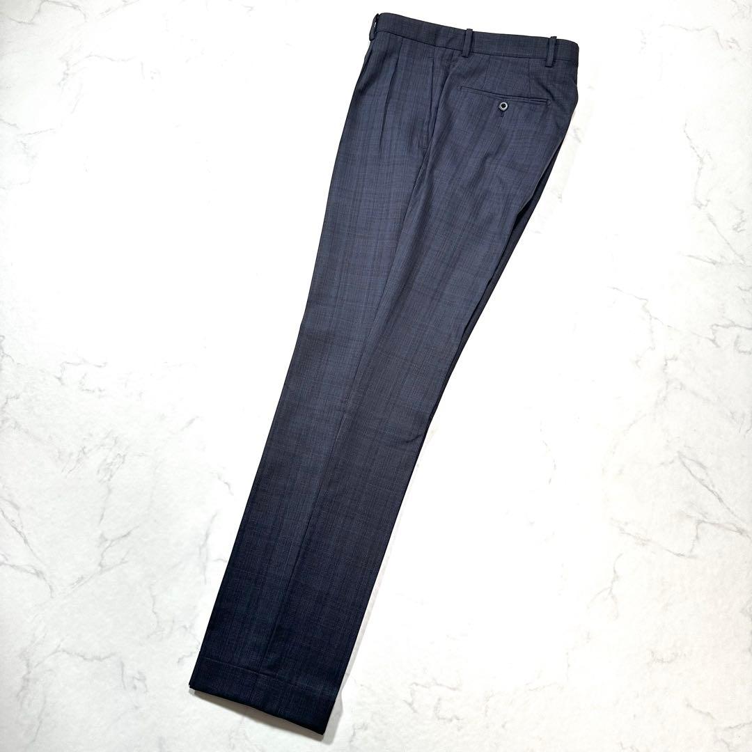 極美品 L相当◎ONLY スリーピーススーツ REDA 裏地総柄 ボルドー 紺