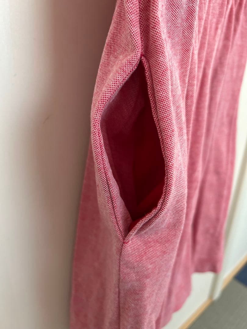 familiar赤い半袖ワンピース 100cm