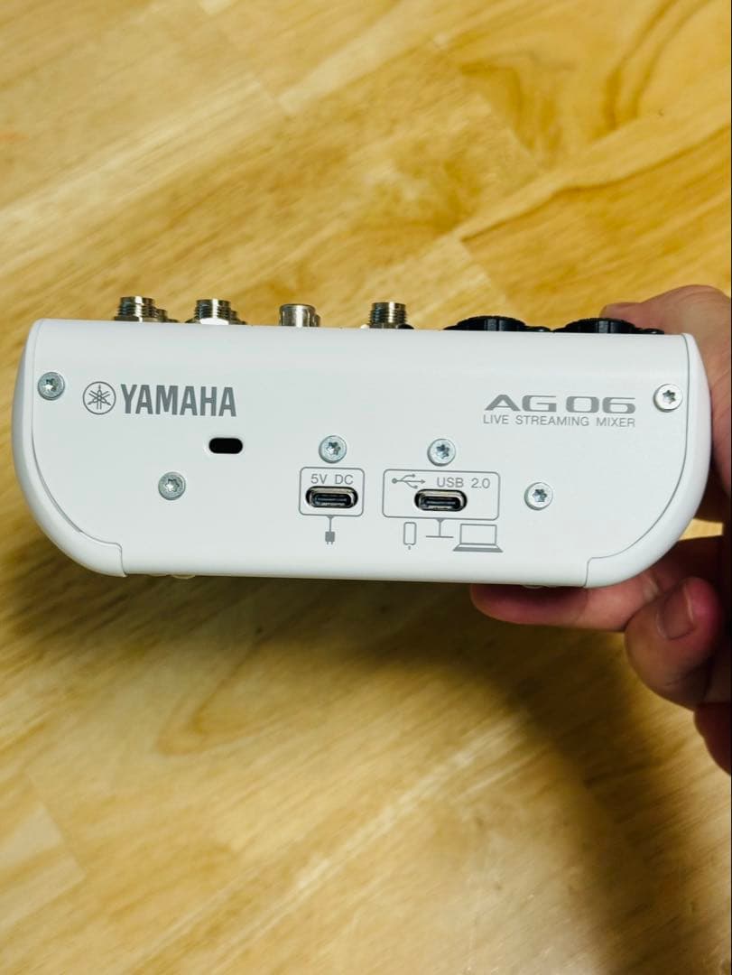 YAMAHA AG06 MK2 ライブストリーミングミキサー　美品