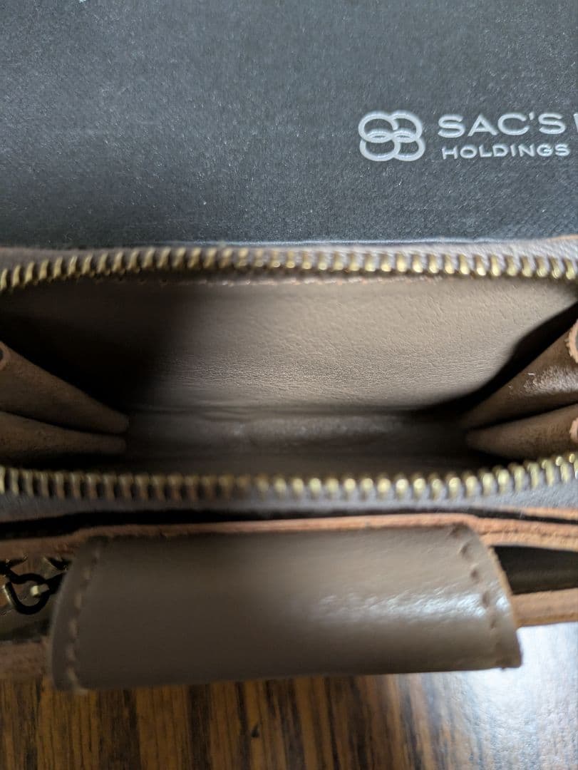 専用　IL BISONTE レザーキーケース グレー 保存袋付き