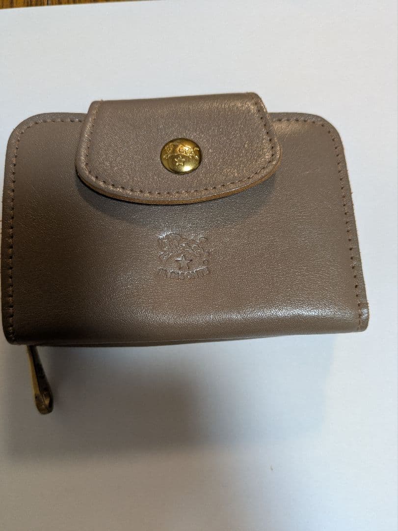 専用　IL BISONTE レザーキーケース グレー 保存袋付き