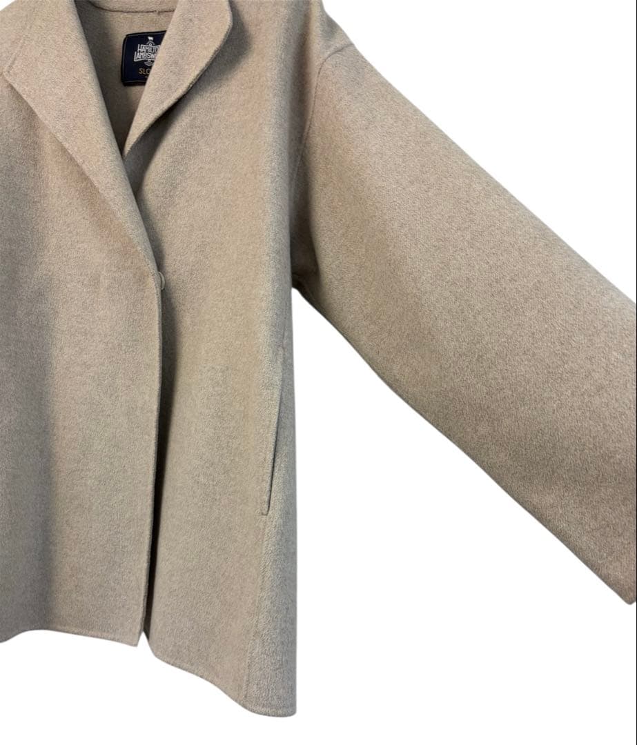 スローブ イエナ HAMILTON ダブルフェイスウールショートコート