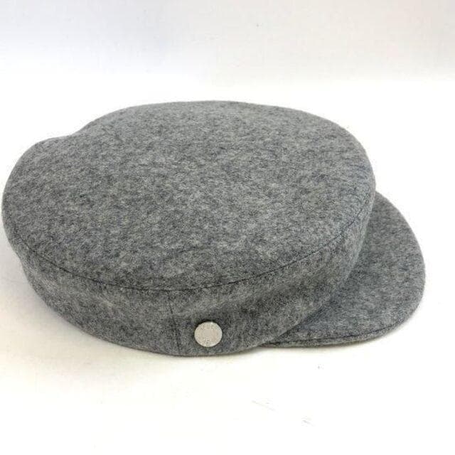 エルメス セリエ キャスケット 58 ウール グレー