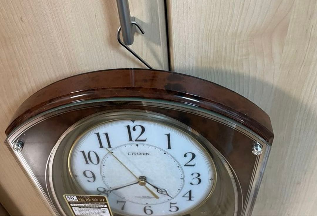 【未使用】CITIZEN パルミューズポラールg 掛け時計　からくり時計　振り子