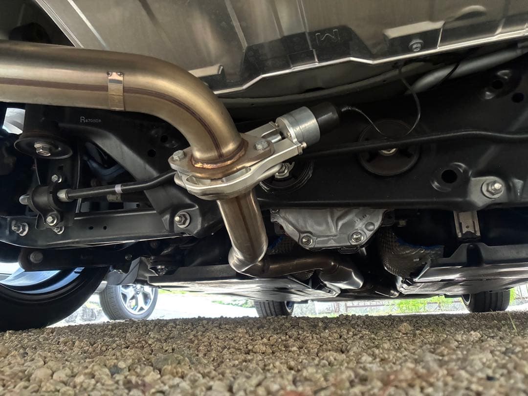 ナガホリレーシング360度取付可変電動バルブ（GR86純正フランジ穴加工済み）