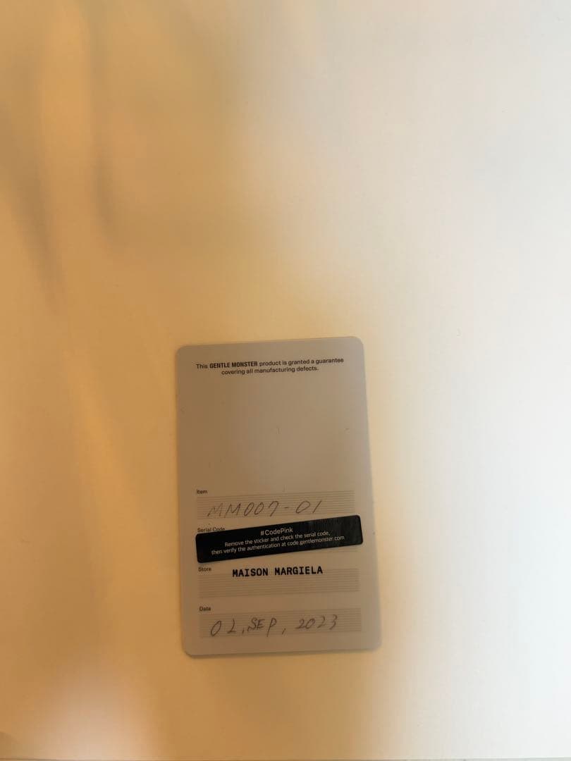 Maison Margiela×GentleMonster MM007