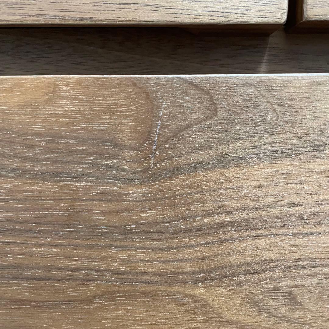 ※商品の説明必読【早い者勝ち】無印良品 タンス 木製チェスト 4段 ウォルナット