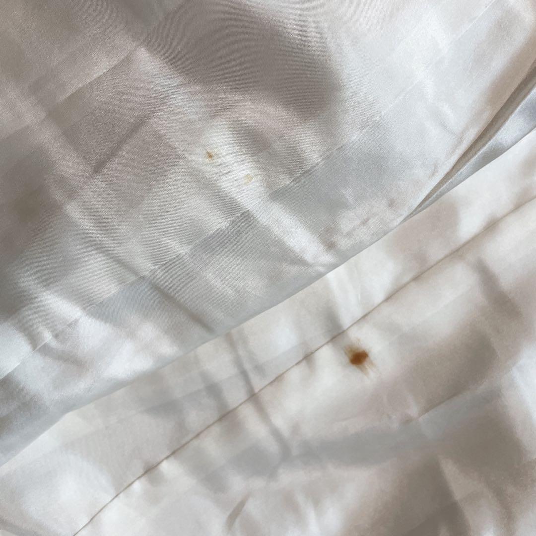 訪問着　フルセット　熨斗　そよ風　手刺繍　地紋　七宝　着物　I8