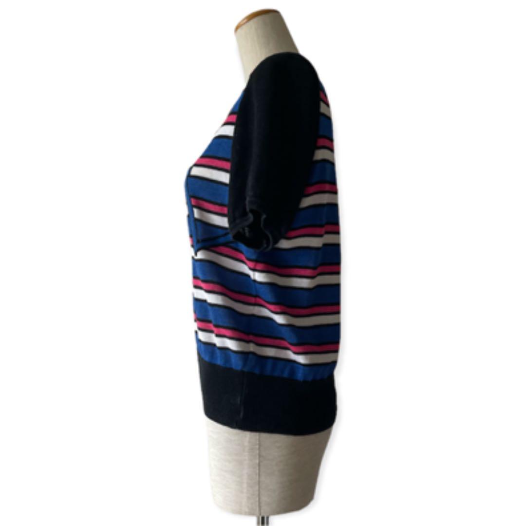 【希少品】イヴサンローラン YSL 麻　80s'90s' ヴィンテージ ボーダー