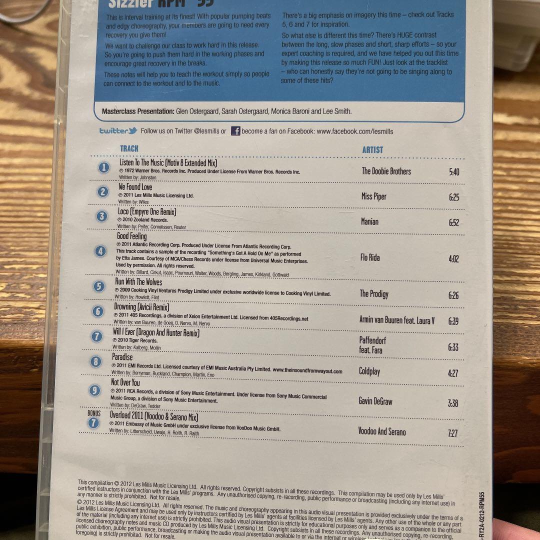 レズミルズ【RPM55】CD DVD コリオシート