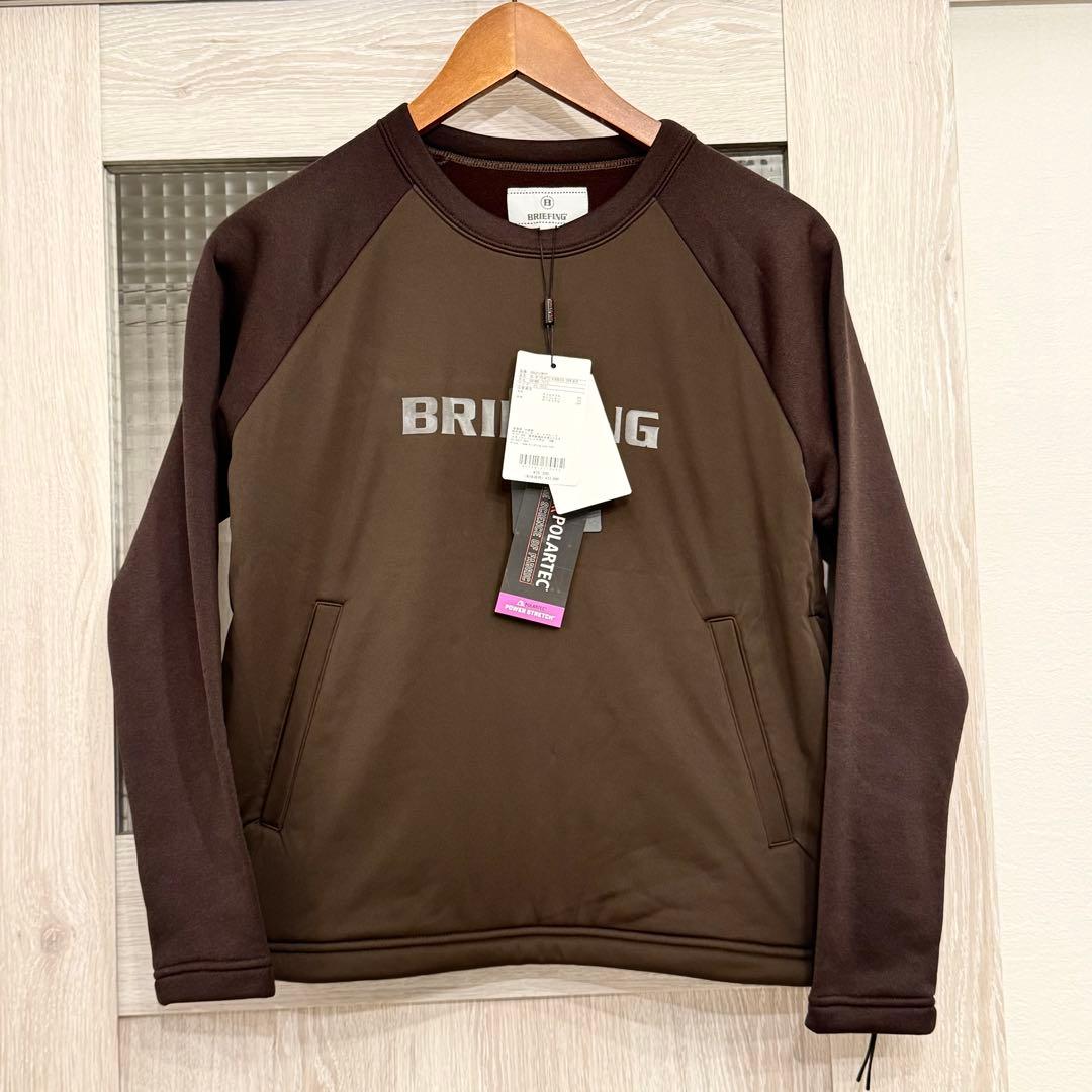 ☆新品未使用☆ブリーフィング ポーラテックウインドブロッククルーネックXS