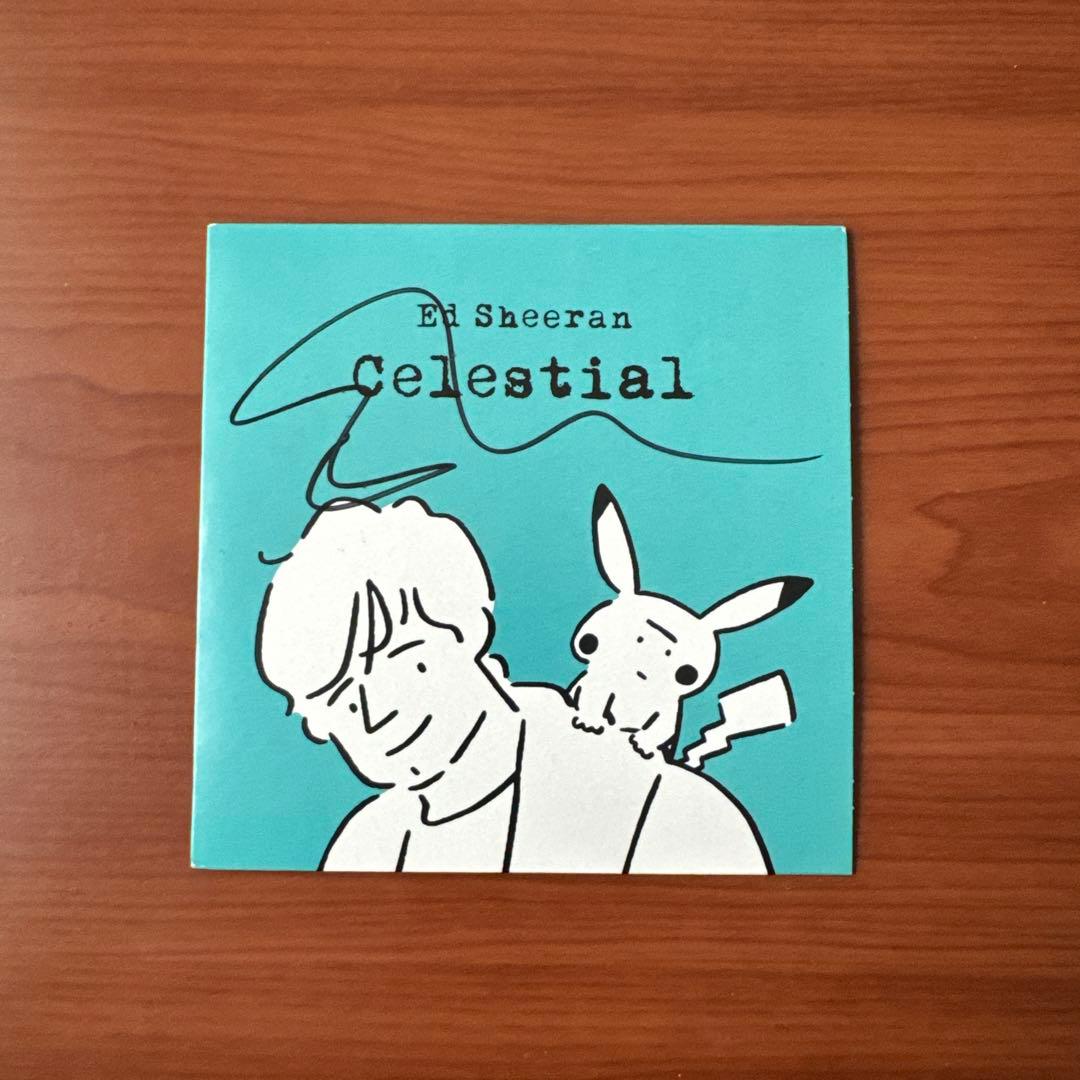 エドシーラン　直筆サイン入りCD　Ed Sheeran　ポケモン