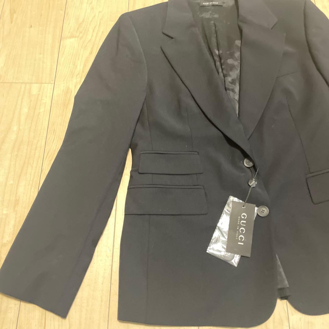 GUCCI テーラードジャケット ブラック 46サイズ　タグ付き　Lサイズ