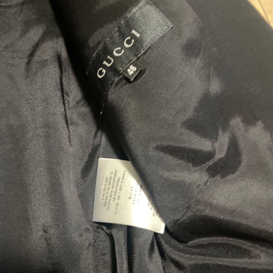 GUCCI テーラードジャケット ブラック 46サイズ　タグ付き　Lサイズ