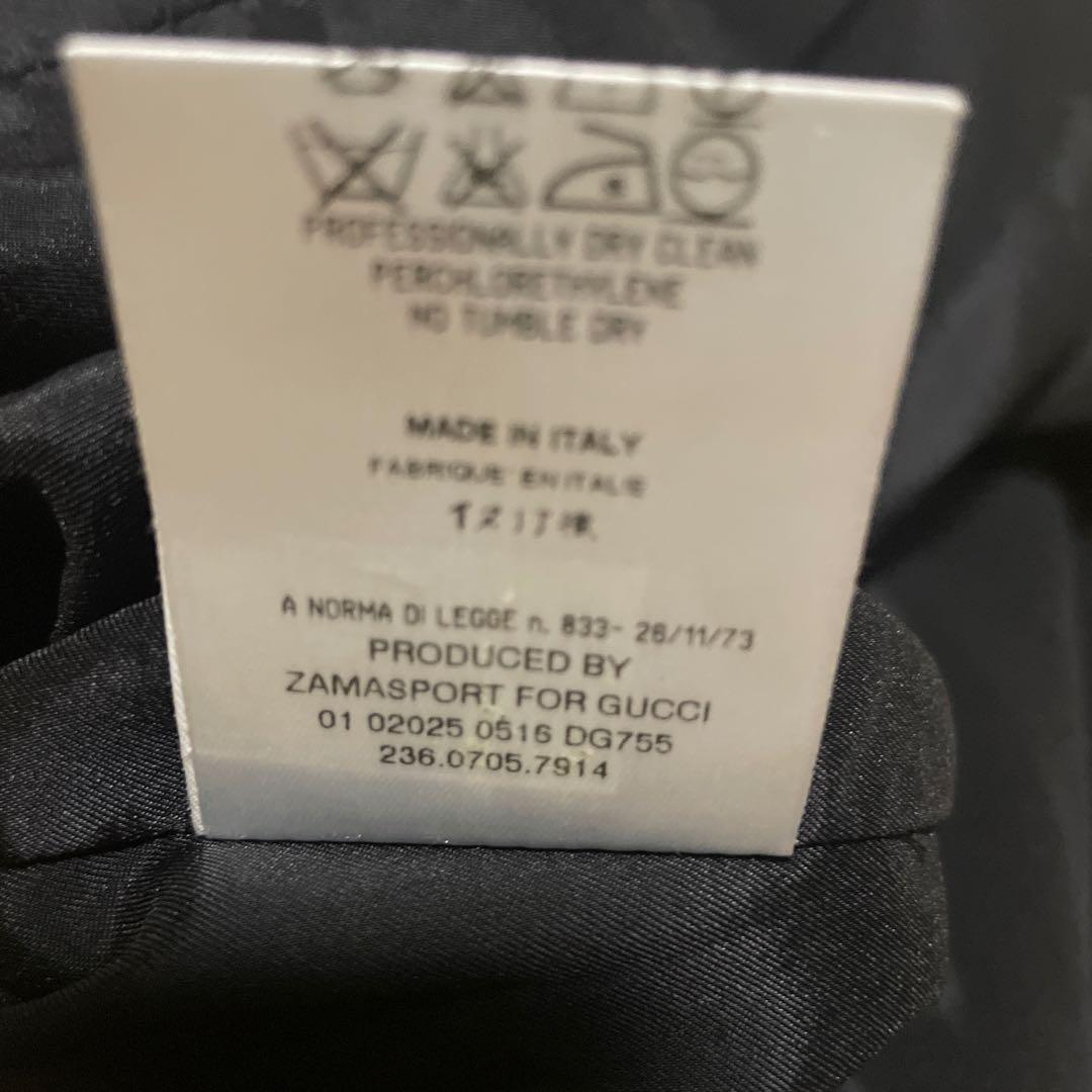 GUCCI テーラードジャケット ブラック 46サイズ　タグ付き　Lサイズ