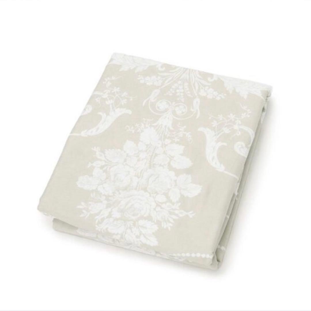 ローラアシュレイ　ジョゼッテ　シングルサイズ掛け布団カバー　ライトグレー