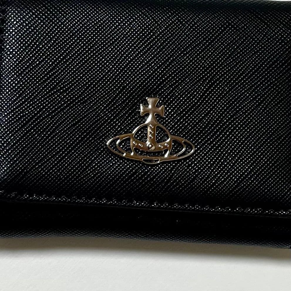 Vivienne Westwood 三つ折り財布 黒813VW131 新品