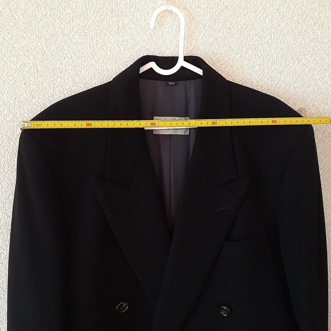 日本製　カシミヤ100％紳士コート　黒色