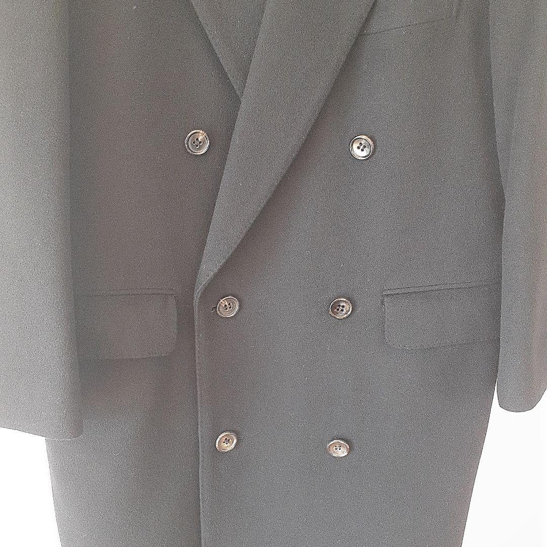 日本製　カシミヤ100％紳士コート　黒色