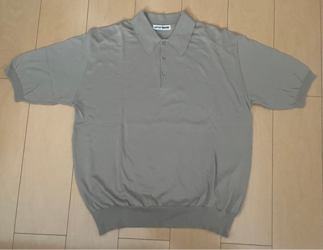 トップス KAPTAIN SUNSHINE Cotton Knit Poloshirt