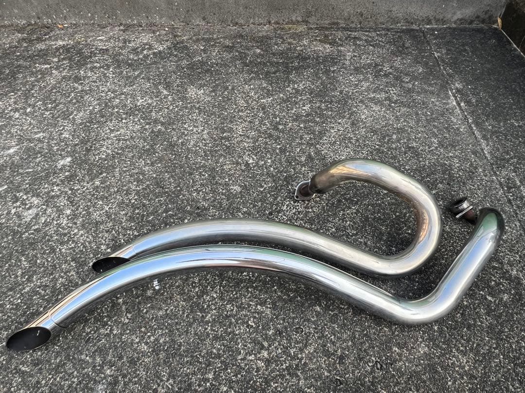 ドラッグスター1100 アメリカンドラッガーズ製ベントマフラー