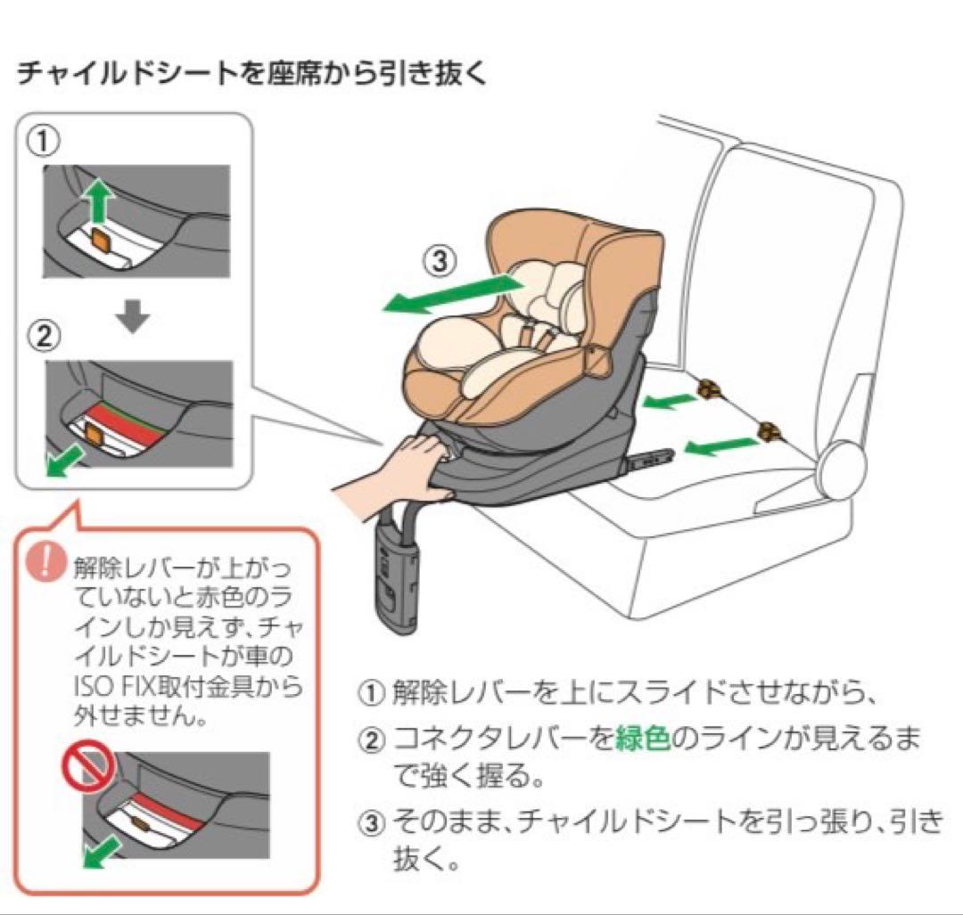 エールべべ クルット 3i プレミアム チャイルドシート ISOFIX 新生児