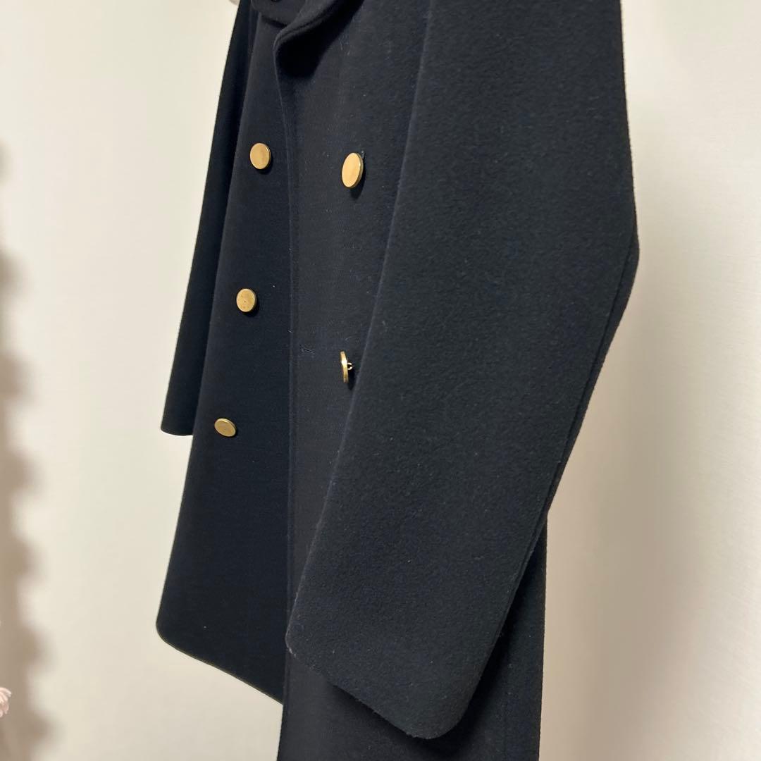 【美品】DRAWER ドゥロワー　コート　ブラック　36