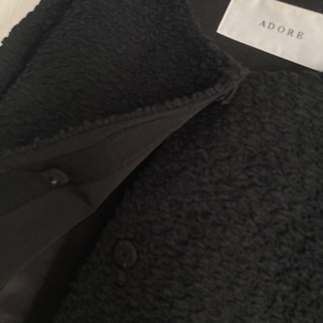 ADORE ノーカラージャケット　38