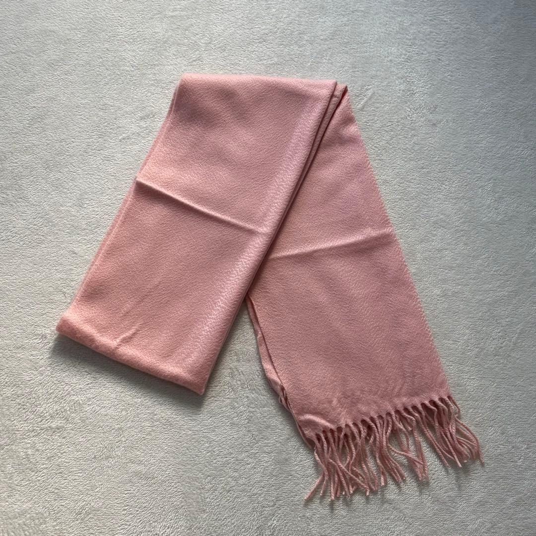 Loro Piana ロロピアーナ カシミア マフラー ピンク イタリア製