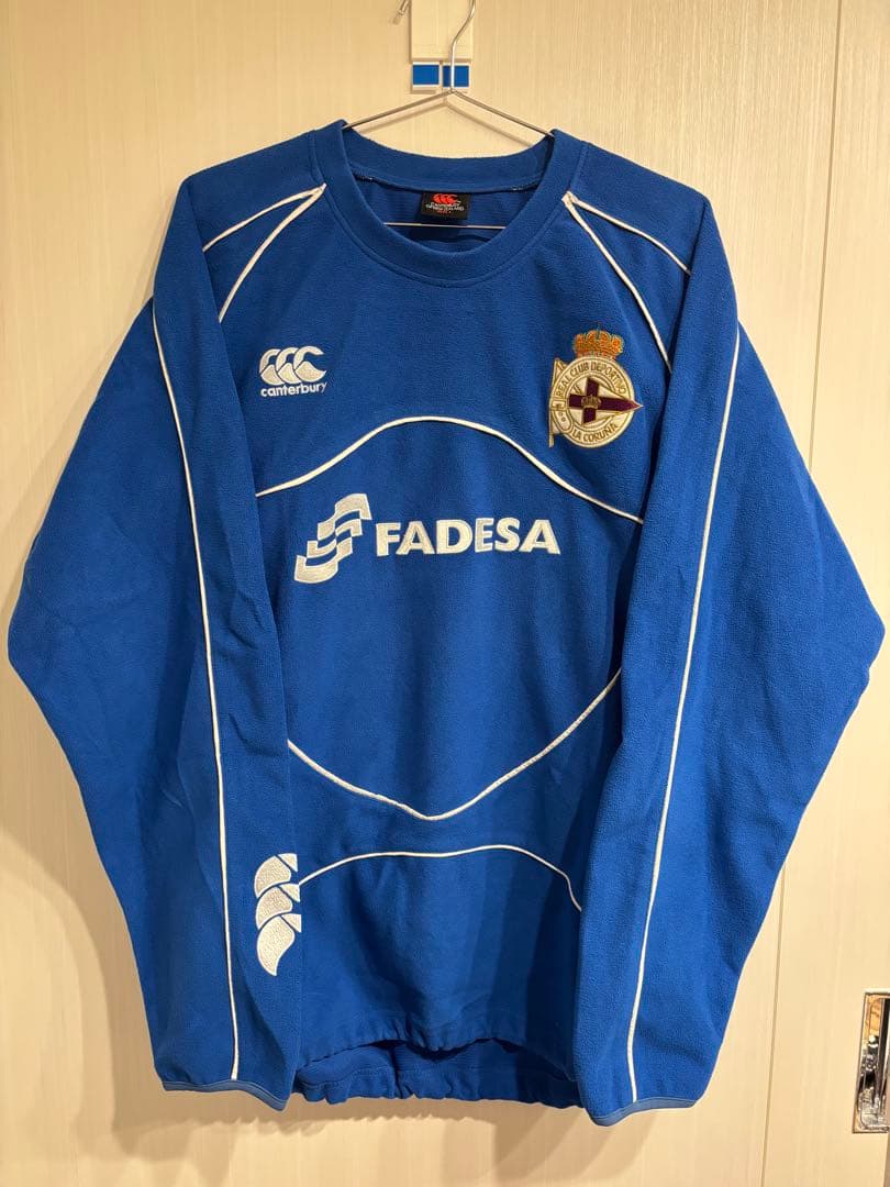 デポルティーボ　ラコルーニャ　フリーススウェット　カンタベリー　サッカー