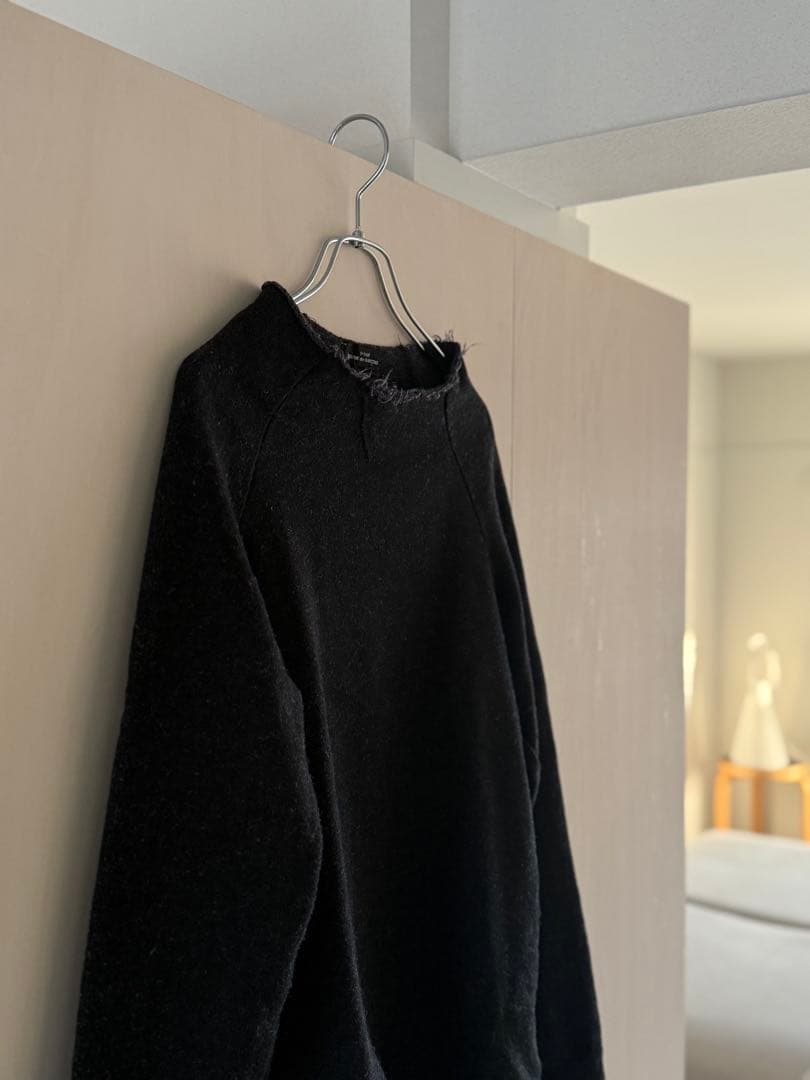 tricot COMME des GARÇONS 黒スウェット