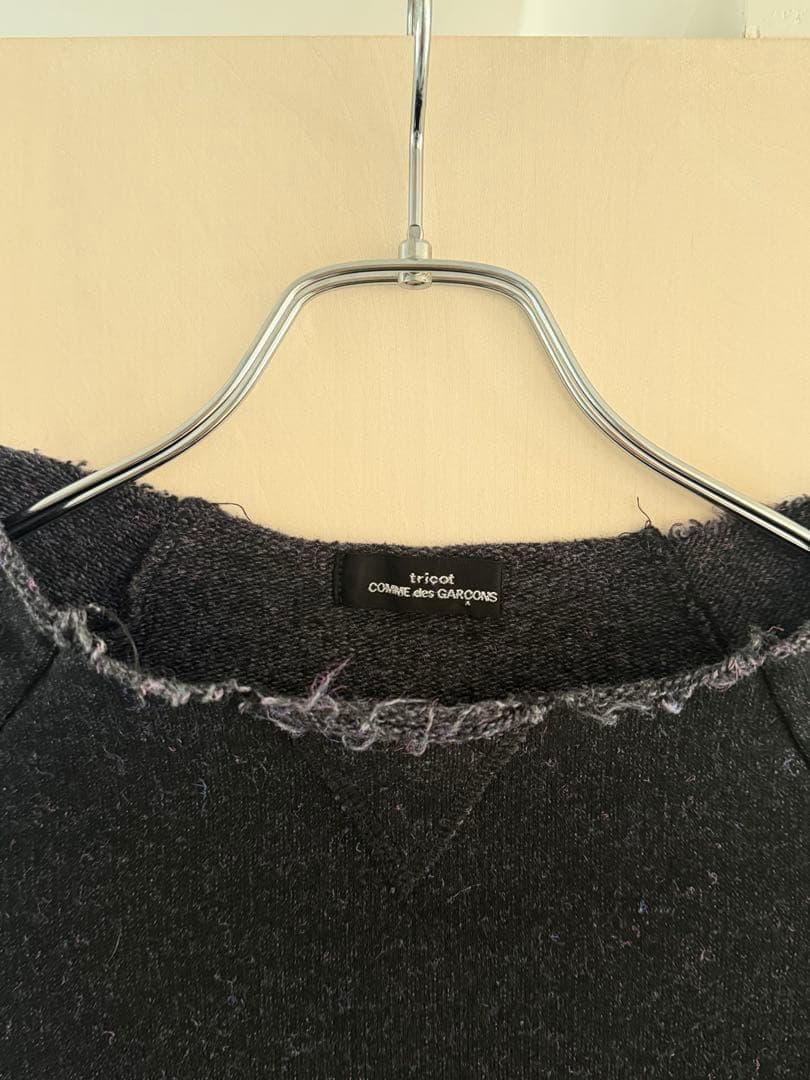 tricot COMME des GARÇONS 黒スウェット