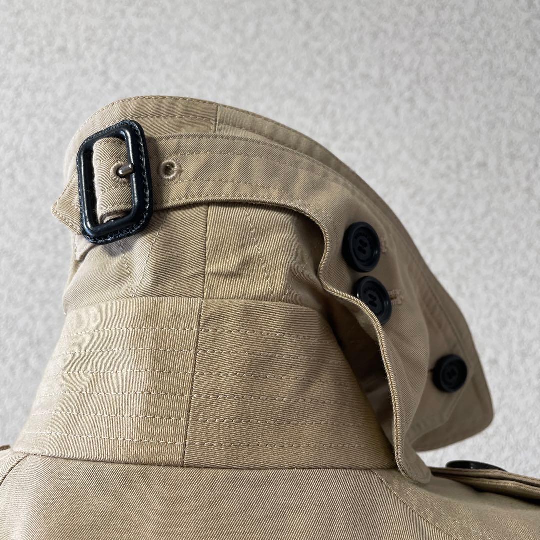 バーバリー ベージュ ダブルブレスト トレンチコートライナー付