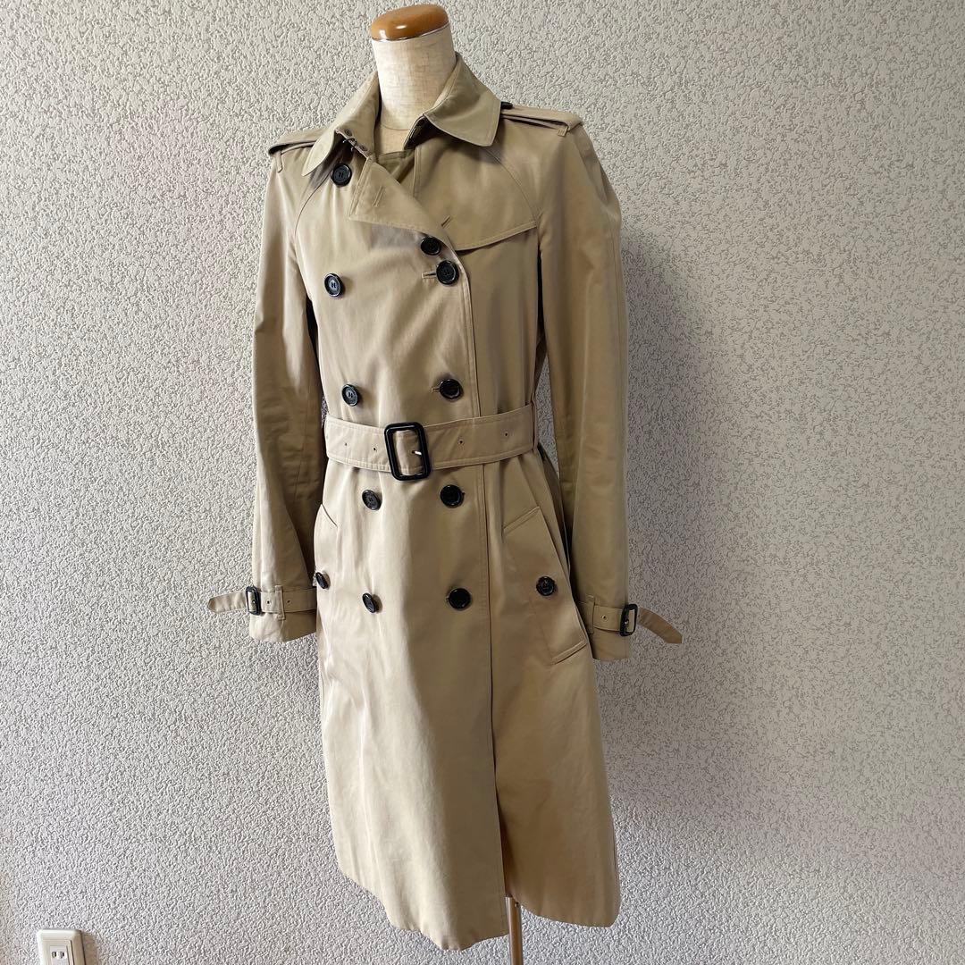 バーバリー ベージュ ダブルブレスト トレンチコートライナー付