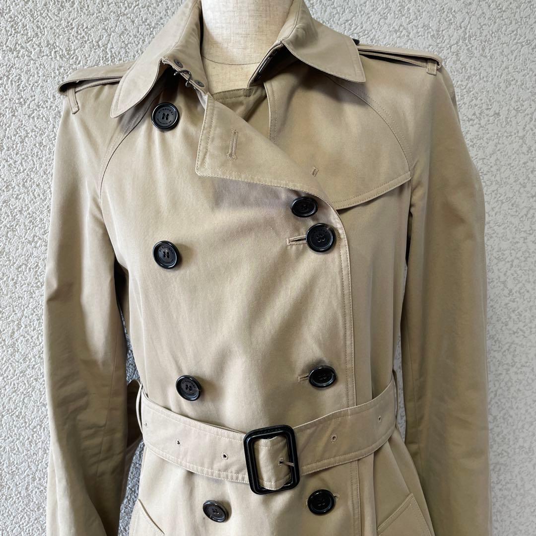 バーバリー ベージュ ダブルブレスト トレンチコートライナー付