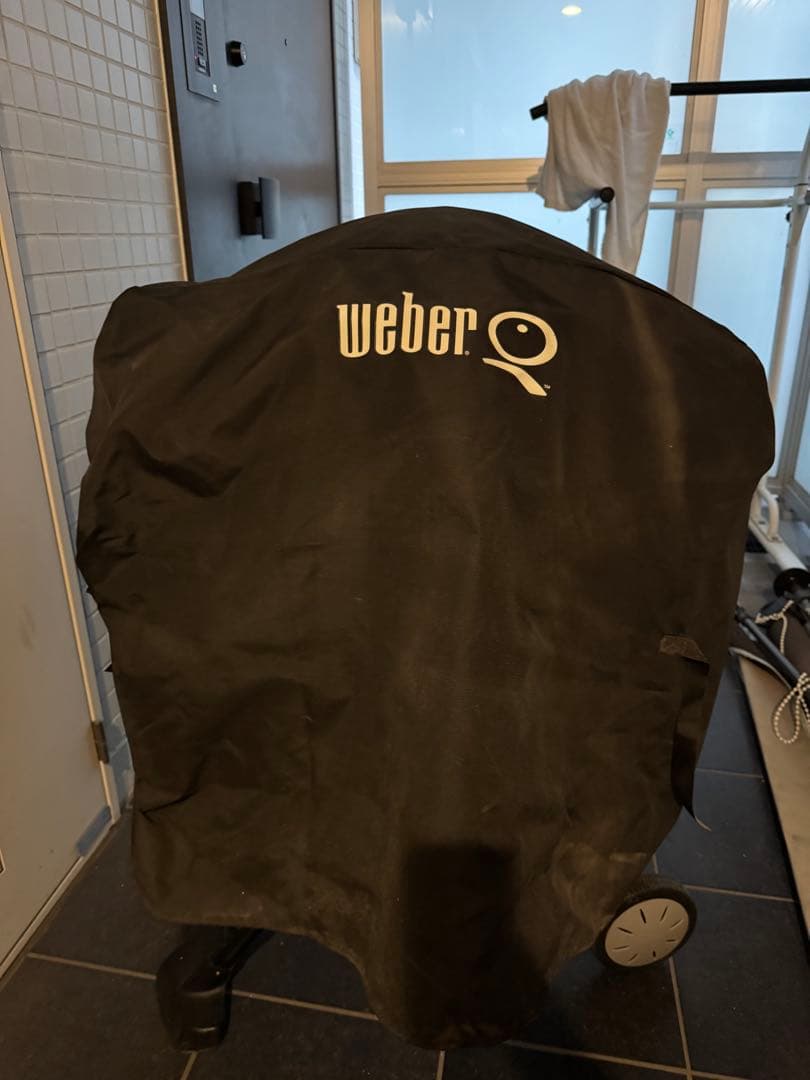 Weber Q1400 グレー バーベキューコンロ　カバー付